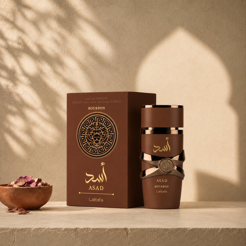 Asad Bourbon Lattafa — Eau de Parfum Unissex 100 ml