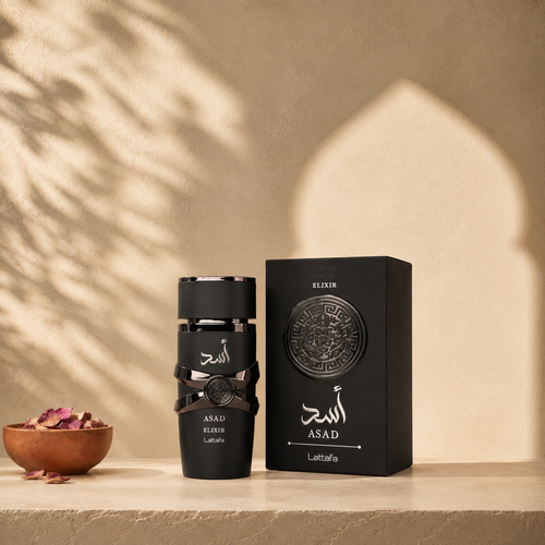 Asad Elixir Lattafa — Perfume Masculino 100 ml